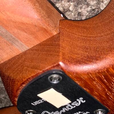 2021 Fender American Acoustasonic Series Jazzmaster electric acoustic guitar made in the usa sunburst image 7