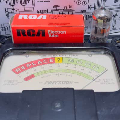 RCA 6201 (GE Made) 12AT7WA 5x Tubes - 1979 NOS Factory Matched Set - Military Spec ECC81 image 19