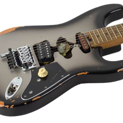 New EVH Frankenstein Relic Satin Silverburst #EVH2400357 image 2