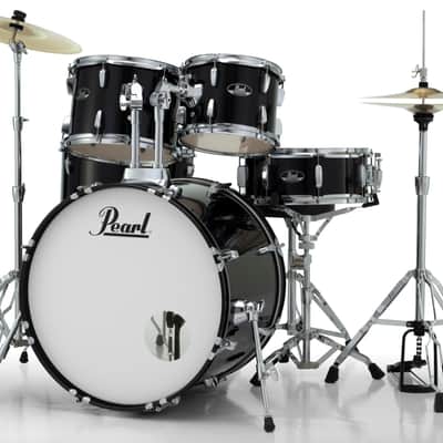 Pearl Roadshow 5-Piece Shell Pack - 22" Bass Drum JET BLACK image 2