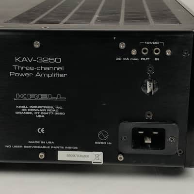 Krell KAV-3250 Three-Channel Power Amplifier image 8