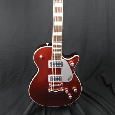 Gretsch G5220 Electromatic Jet BT with V-Stoptail 2020 - Present - Firestick Red (INCLUDES CASE AND FREE RETRO WALL CLOCK) image 2
