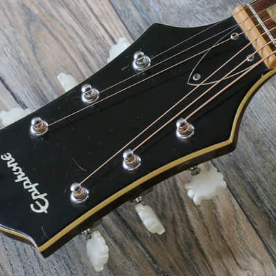 Vintage! 70’s MIJ Epiphone 6830 Acoustic/ Electric Natural Kalamazoo + Case image 14