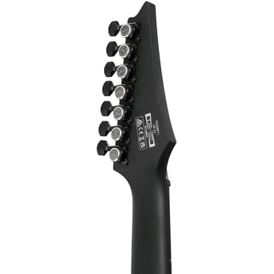 Ibanez RGDRB71 Iron Label 7 String - Black image 6