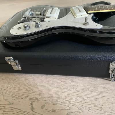 Rare & Collectable Mosrite The Ventures 55th Award Order Made Black Vibramute Tremolo OHSCBlack image 19