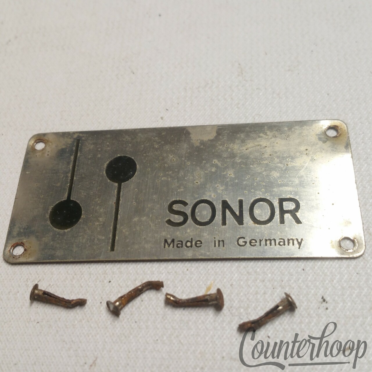 Sonor Snare/Tom/Bass Drum Badge+Tacks Phonic/Super Champion Vintage 70s Germany — main photograph