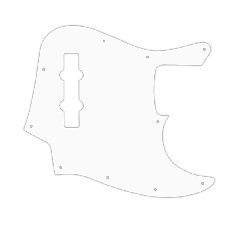 WD Custom Pickguard For Fender Made In Mexico Jazz Bass White/Black/White JBS-304 image 1