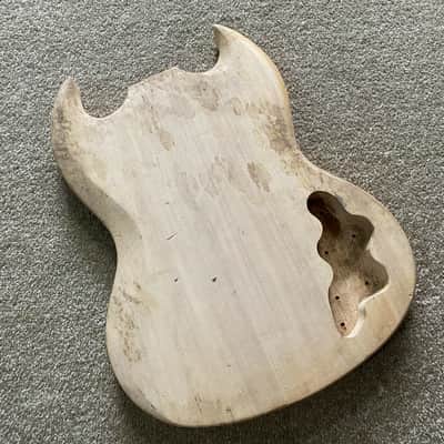 Unfinished Left Handed Basswood Guitar Body image 2