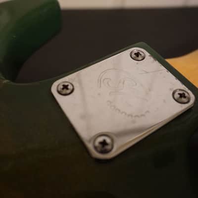 Peavey Fury 1983 Green Clover Custom Finish Super Ferrite Pickup Vintage Made in USA Maple Neck MIA image 15