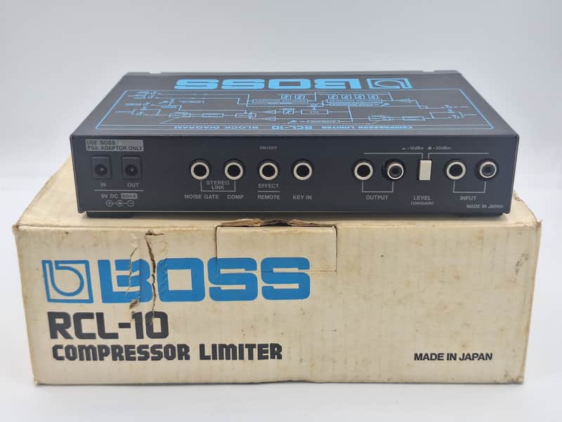🎶Boss RCL-10 Micro Rack Series Compressor Limiter 1985 - 1990