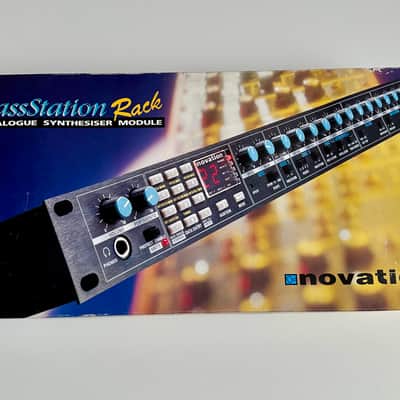 Novation BassStation Rack - Analogue Synthesiser Module - Original box and PSU
