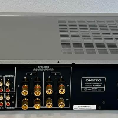 Onyko A-9150 120 Watt Stereo Integrated Stereo Amplifier Silver, Mint Condition, Works Flawlessly Sounds Amazing ! image 5