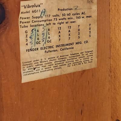 Fender Vibrolux 1961 - Brown image 10
