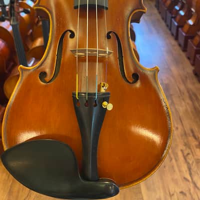 D Z Strad Violin - Model 400 - 3/4 Size- Light Antique Finish Violin Outfit (New - Blemished) image 2