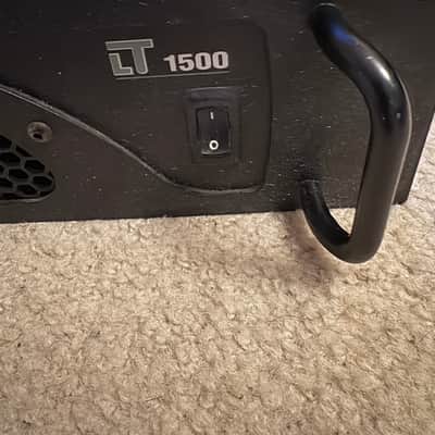 Crest Audio LT1500  1800-Watt Power Amplifier 2000s - Black image 5
