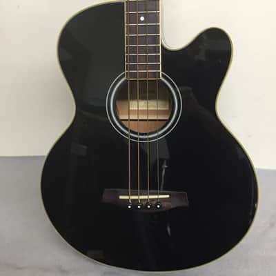 Ibanez AEB5E-BK Standard 2009 - 2019 - Black High Gloss with Hard Shell Case image 3