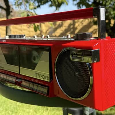 HITACHI W4V Rare Vintage Cassette Deck Boombox Retro Japan Warranty image 4