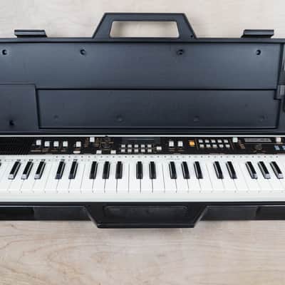 Casio MT-70 49-Key Synthesizer 1982 White / Black w/ Power Supply, Case image 2