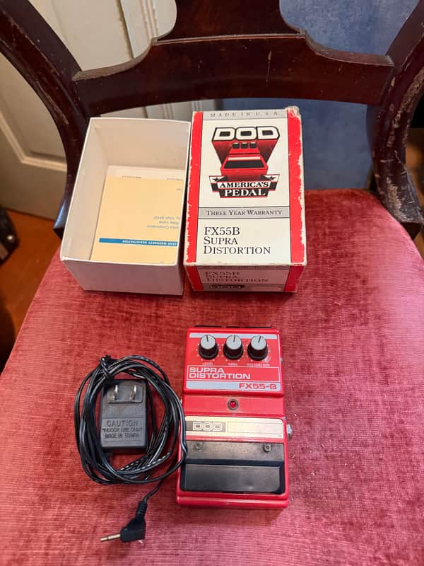 DOD Fx55b Supra do station pedal - Red image 1