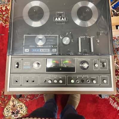 Akai X1810 1/4” 8 track reel to reel tape recorder player image 1