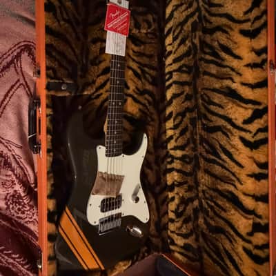 Fender To The Stars Limited Edition Tom Delonge "Padre" Stratocaster 2025 - Brown w/ Orange Competition Stripe image 2