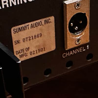 Summit Audio DCL-200 Dual Tube Compressor Limiter - Super Cool! image 7