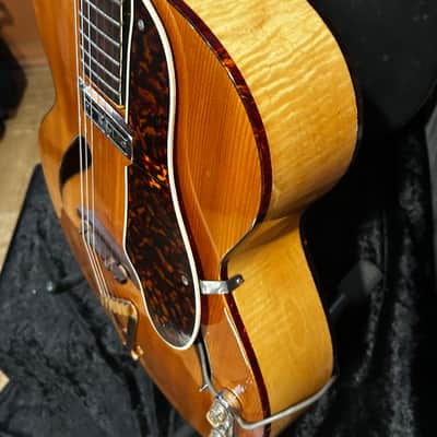 1943 Gretsch Synchromatic 160 Archtop Hollowbody Electric Guitar w/ DeArmond Pickup 1943 - Blonde Spruce Top Flamed Maple Back/Sides/Neck - w/ Gretsch Case image 25