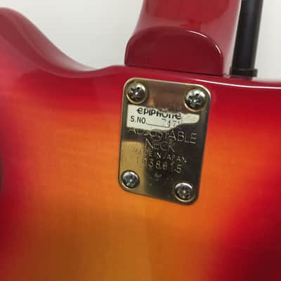 Epiphone ET-290 Crestwood 1974 - 1978 - Cherry Sunburst with OHSC image 11