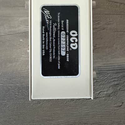 Fulltone OCD V1 Series 6 2012 - White image 6