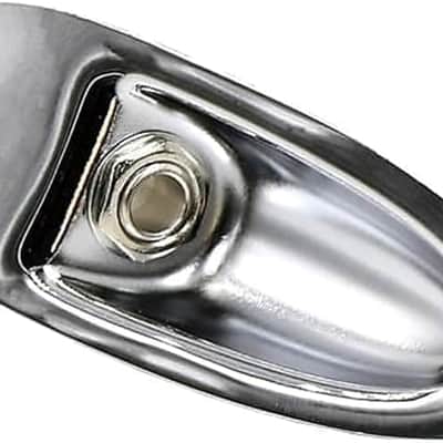 Electric Guitar Roller String Tree String Retainer,Neck Plate and Loaded Jack Socket Plate for Guitar Replacement Parts,with Mounting Screws Silver image 2
