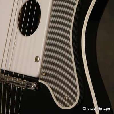 RARE 1960's GOYA/Hagstrom model JB-80 factory ACOUSTIC modular insert BLACK #004 image 9