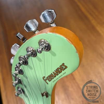 Fernandes ZO-3, Surf Green, 2000s Nomad Travel Guitar, w/Onboard