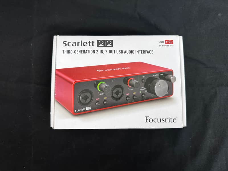 Focusrite Scarlett 2i2 4th Gen USB-C Audio Interface - Open Box / Unused image 1