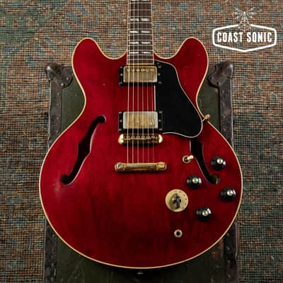 1976 Gibson ES-345 Varitone Semi-Hollow Guitar w/case image 5