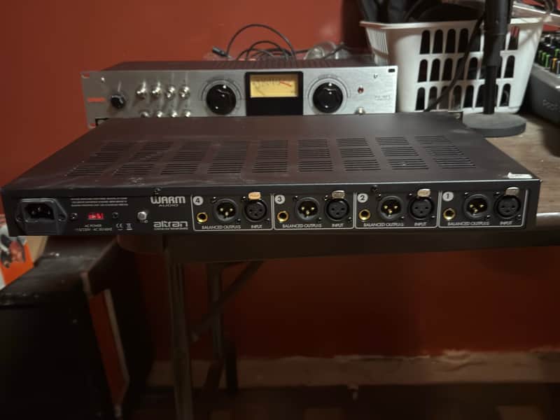 Warm Audio WA-412 4-Channel Mic Preamp 2016 - Present - Black image 1