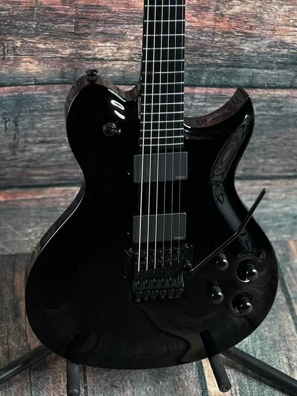 Used Washburn USA Custom Shop Idol WI-556 B Electric Guitar with Case - Gloss Black image 1