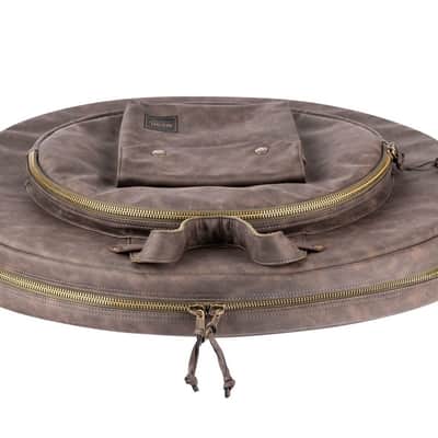 Meinl Vintage Hyde Cymbal Bag 22" Dark Brown image 2