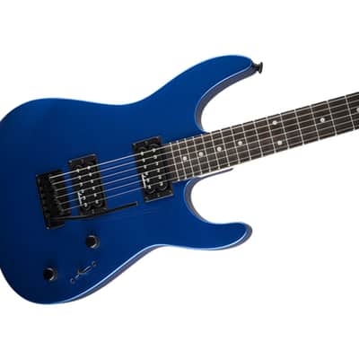 Used Jackson JS Series JS11 Dinky - Metallic Blue w/Amaranth FB image 4