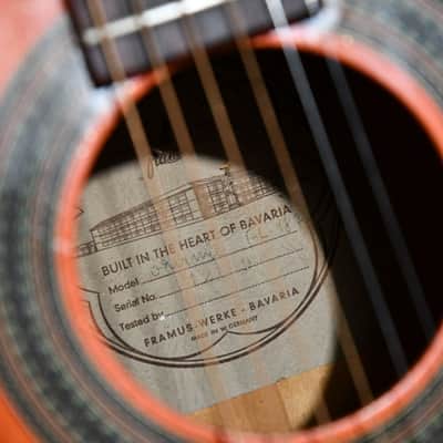 Vintage Framus FL-187 Nashville Jumbo, 1970s – Video Included, Great Condition and Sound image 8