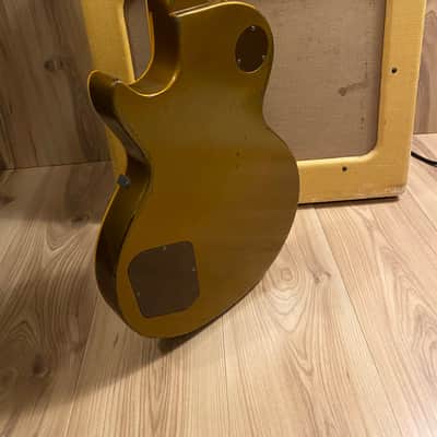 Exceptional good Gibson Les Paul Standard 1954 - All gold 100% Original image 15