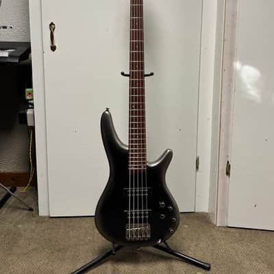 Ibanez SR305E 5-String Electric Bass Midnight Gray Burst image 4