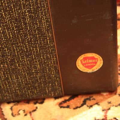Vintage 1963 Selmer Futurama Bassist Major Valve Amplifier Head & Cabinet MINT image 4