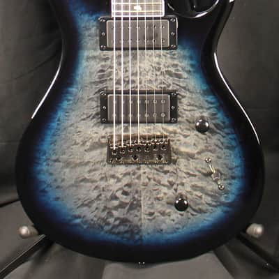 PRS SE Mark Holcomb SVN Seven String Electric Guitar Holcomb Blue Burst w/Gigbag 7lbs 15oz image 2