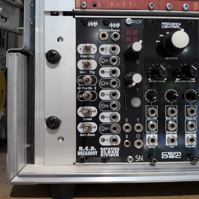 2010s 4MS Rotating Clock Divider Silver