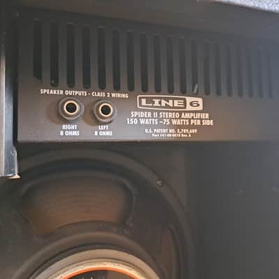 Line 6 Spider II 212 150-Watt 2x12" Digital Modeling Guitar Combo 2003 - 2006 - Black image 5