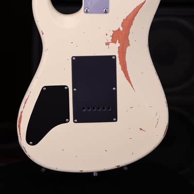 Cream Over Paisley HH Strat by Dhatarattha image 9