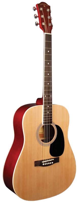 Indiana S-SCOUT-N Dreadnought Shape Spruce Top 6-String Acoustic Guitar - Natural image 1