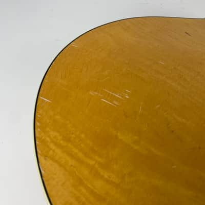 National 1120 Archtop 1950s Nice 16" Maple Body ,  with Factory Pickup, Hardshell case and Cable image 12