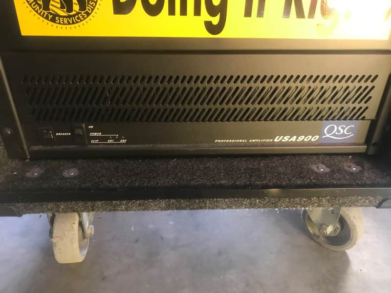 Immagine QSC USA 900 Amplifier. Sale Benefits Music Education Nonprofit! - 1