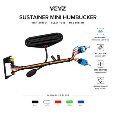 SUSTAINER TYPE MINI-HUMBUCKER NECK PICKUP image 1